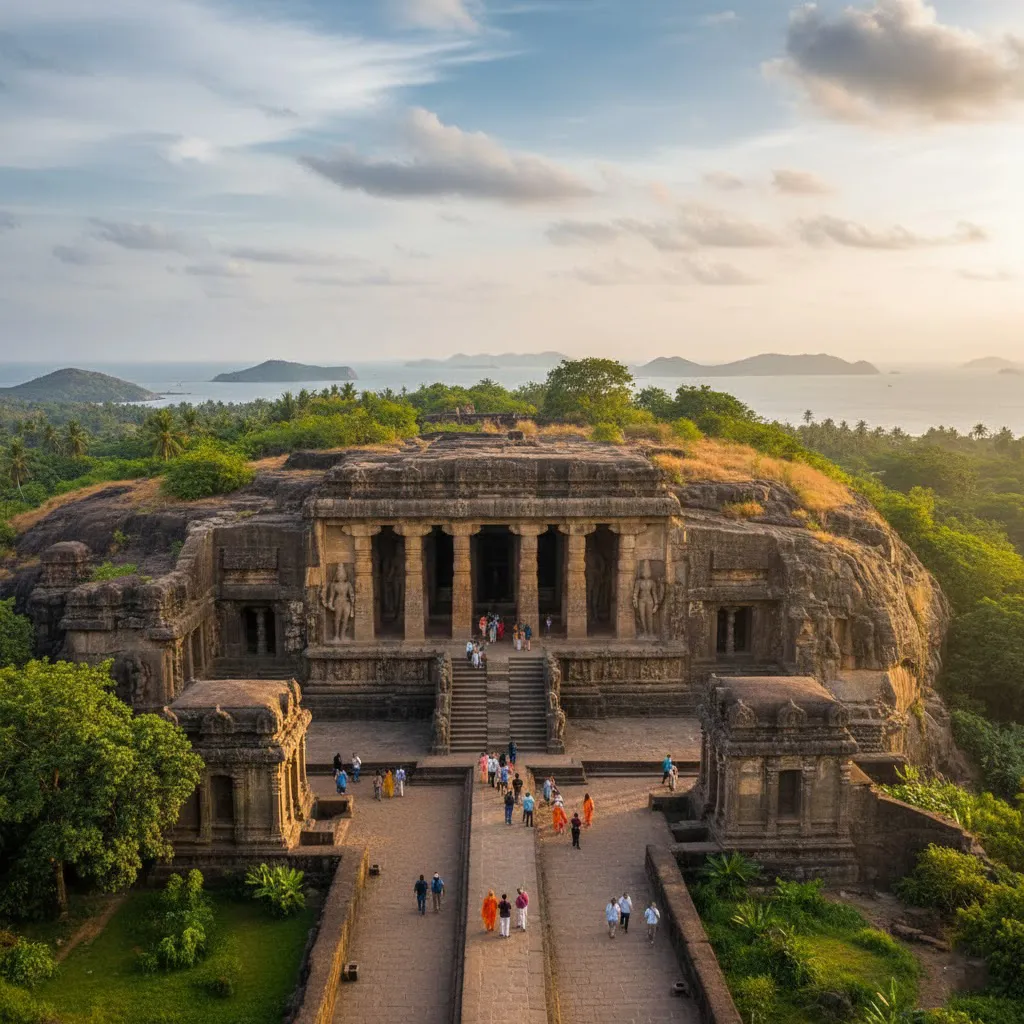 อินเดีย หมู่ถ้ำเอลิฟันต้า