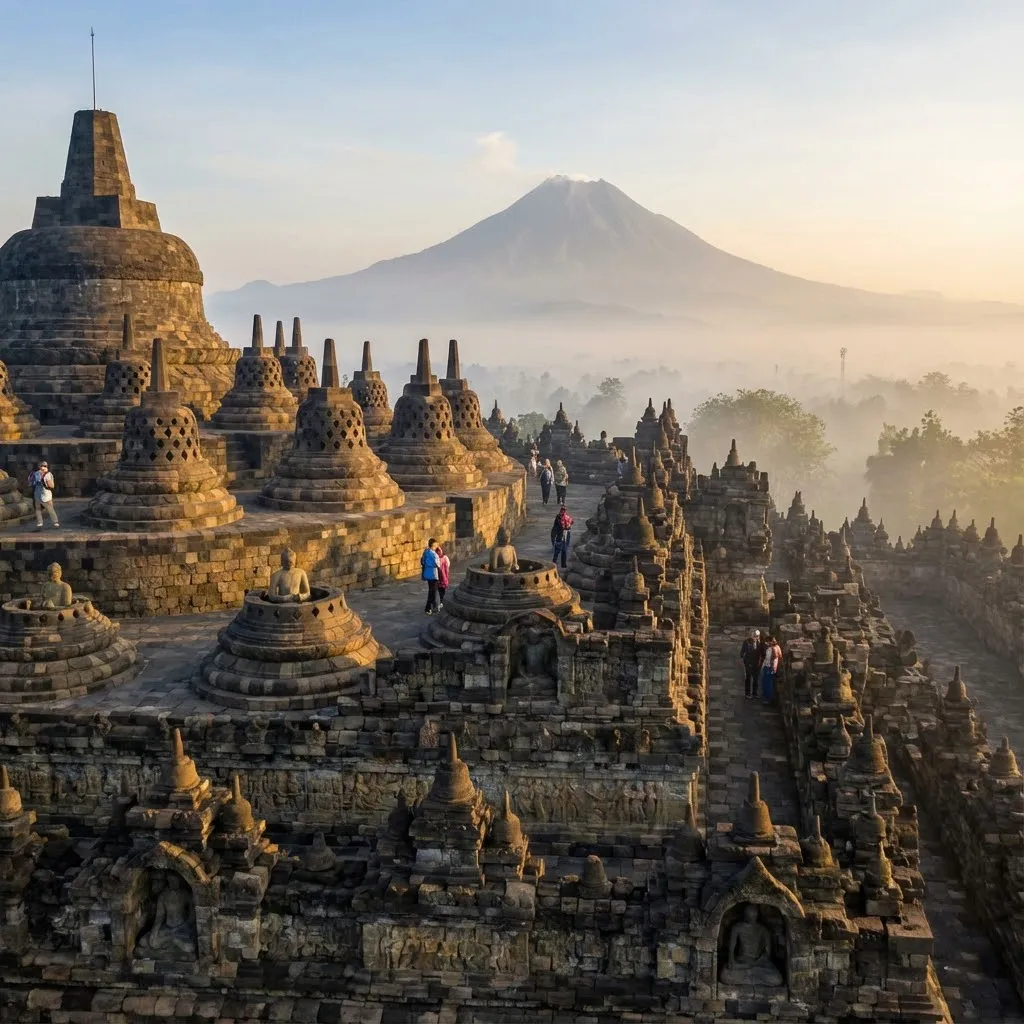 โบโรบูดูร์ อินโดนีเซีย